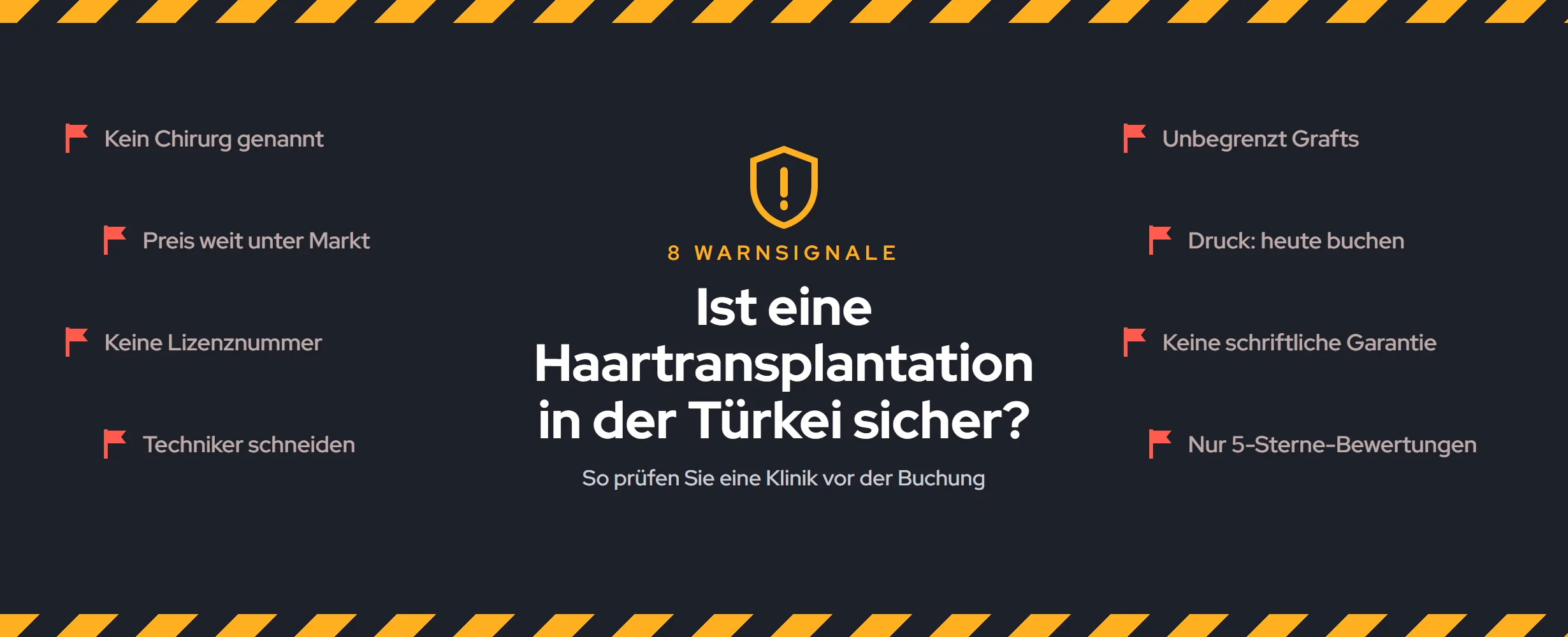 Ist eine Haartransplantation in der Türkei sicher? (2026)