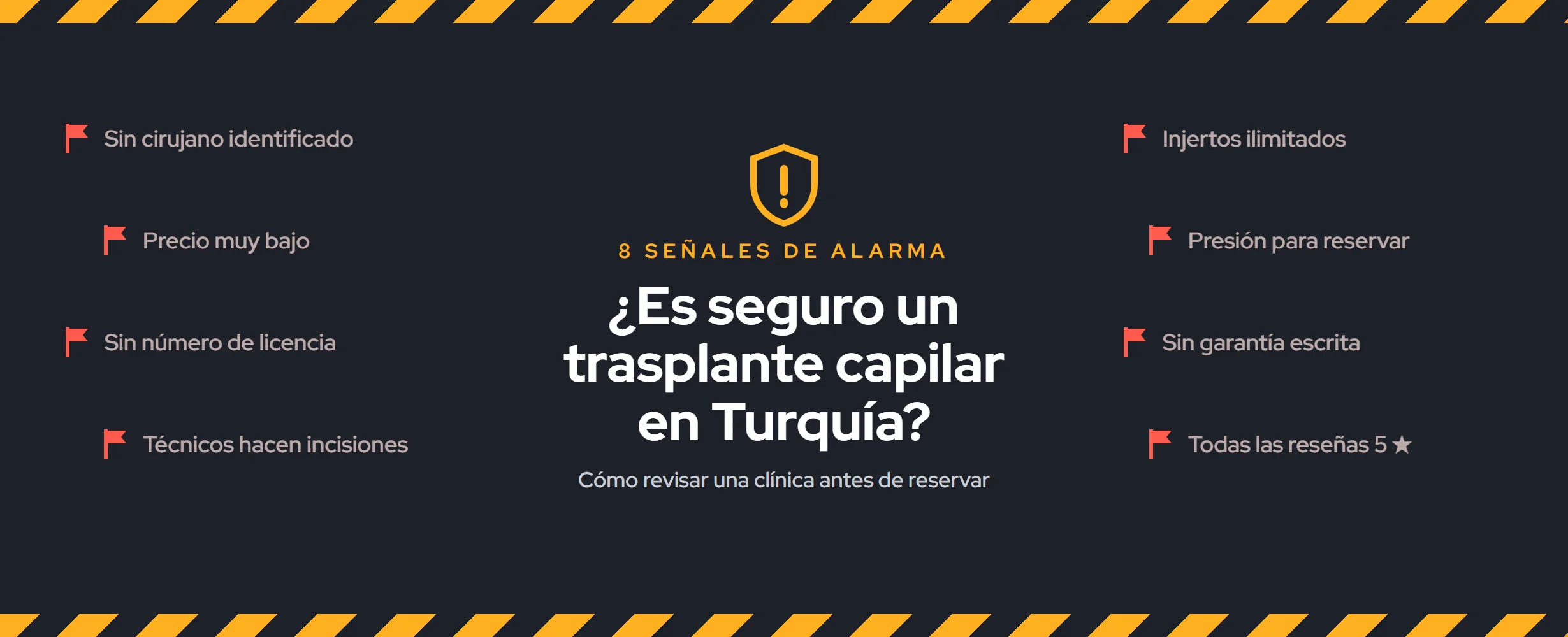 ¿Es seguro un trasplante capilar en Turquía? (2026)