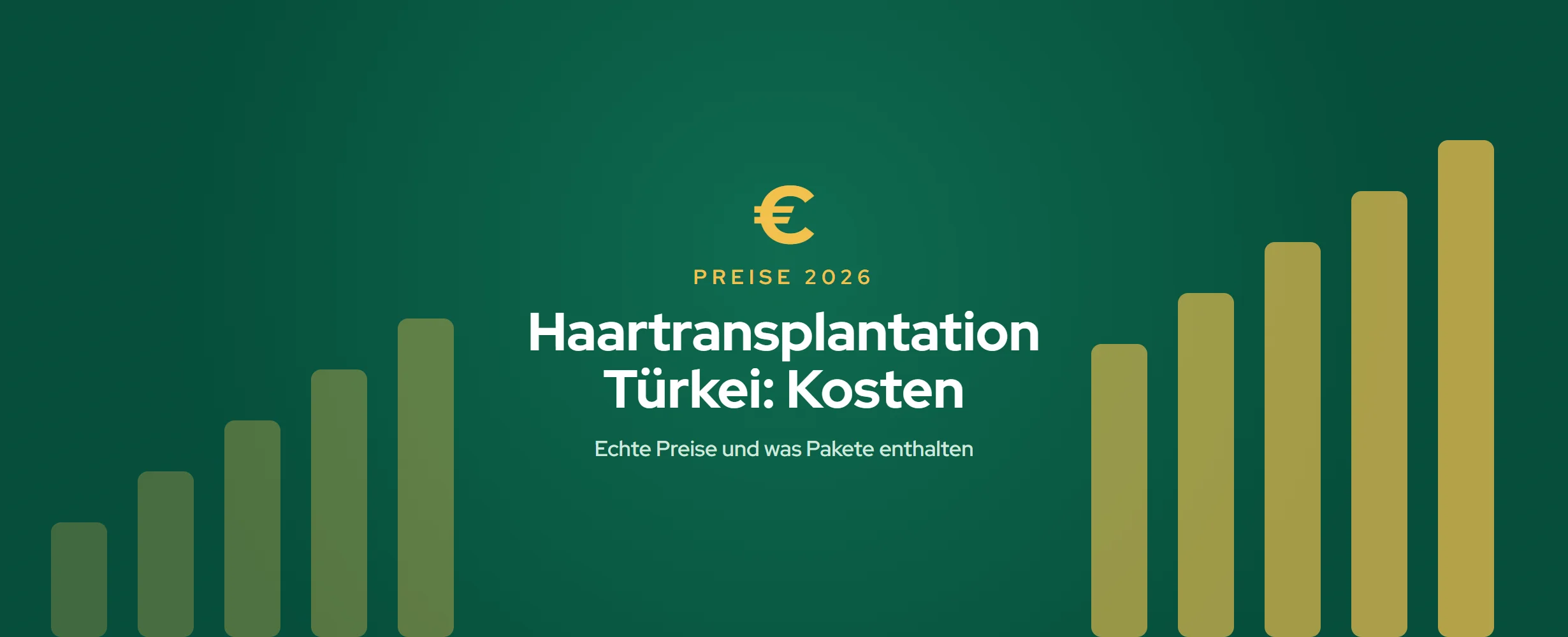 Haartransplantation Türkei Kosten 2026: Preise und Pakete