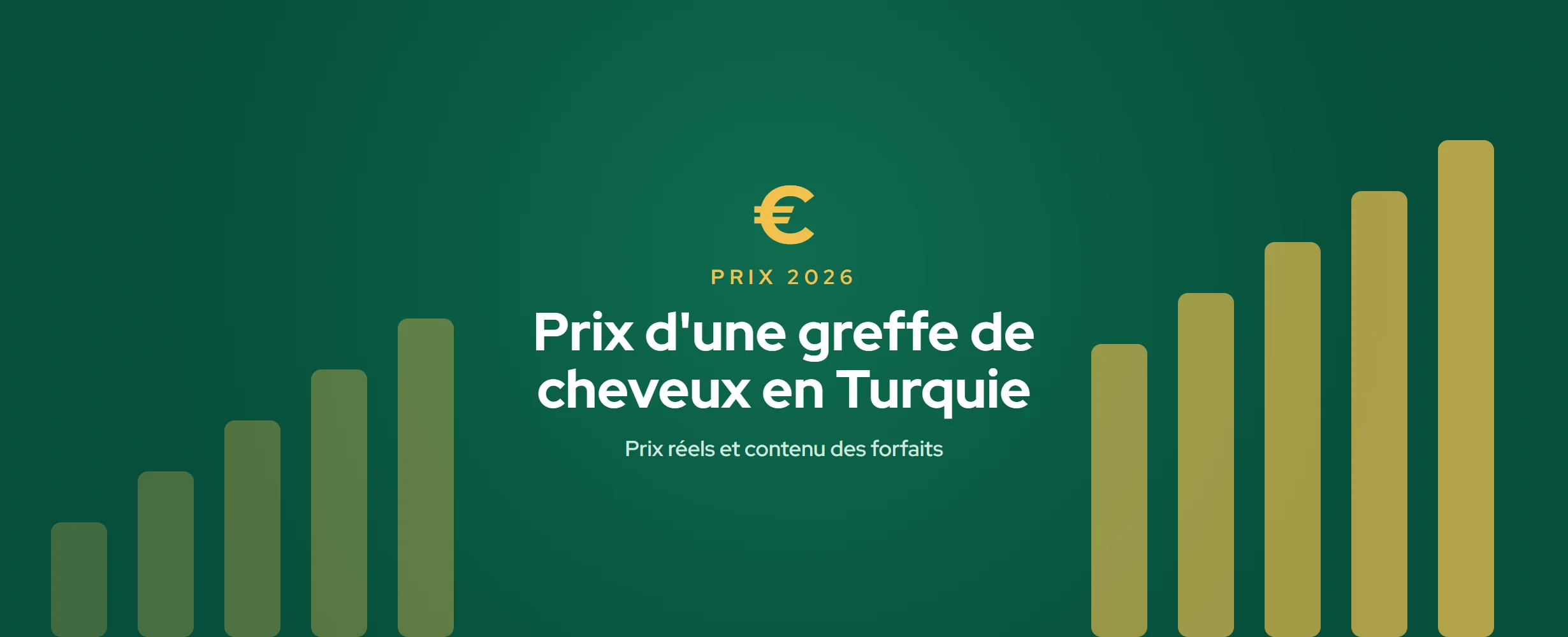 Greffe de cheveux en Turquie : prix et forfaits 2026