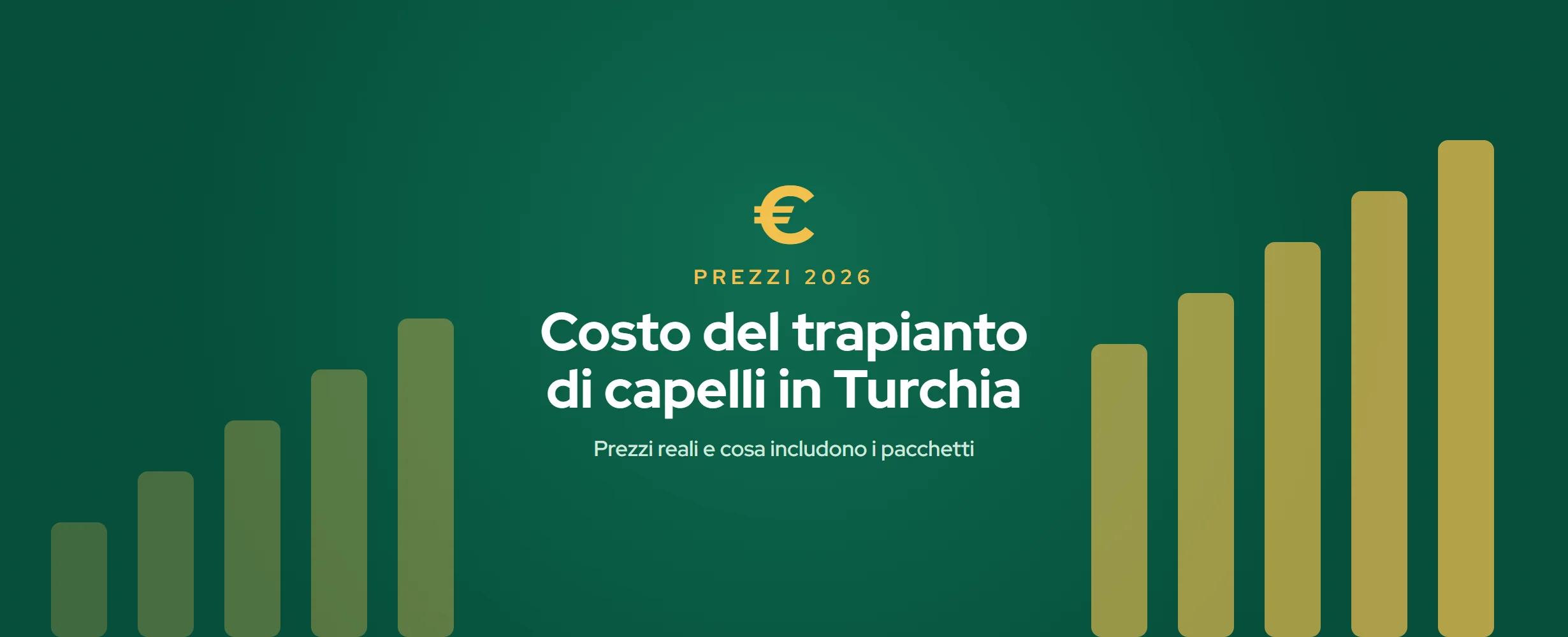 Trapianto di capelli in Turchia: prezzi e pacchetti 2026