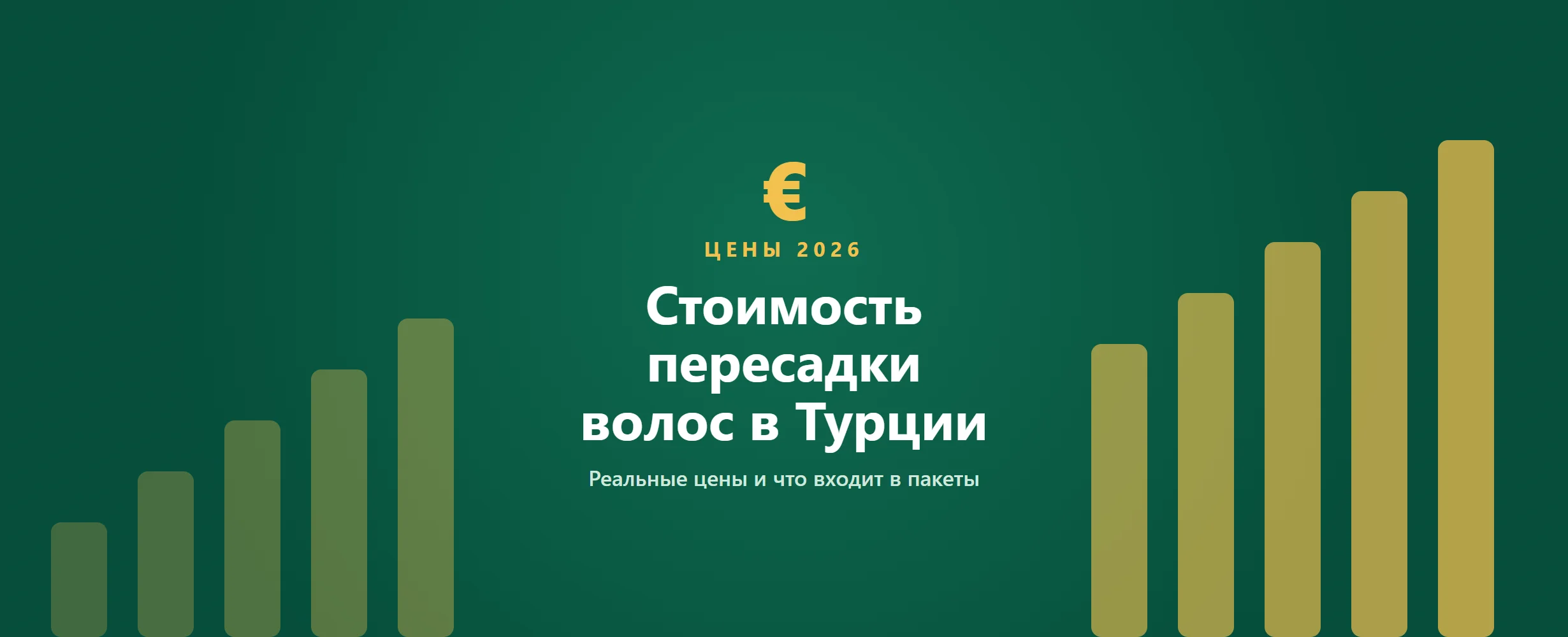 Пересадка волос в Турции: цены и пакеты 2026
