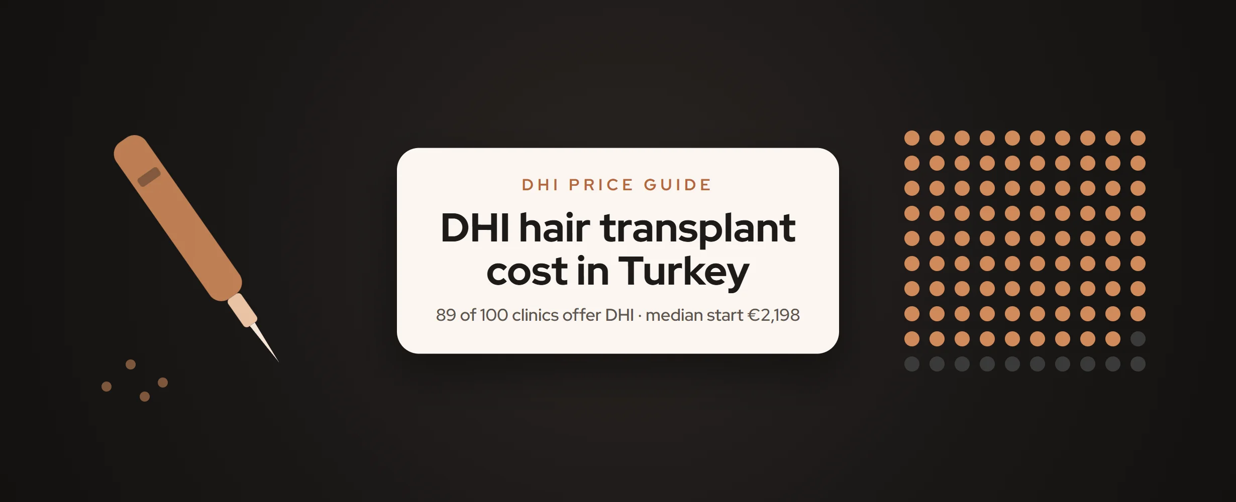 DHI Hair Transplant Cost in Turkey: Price vs FUE (2026)